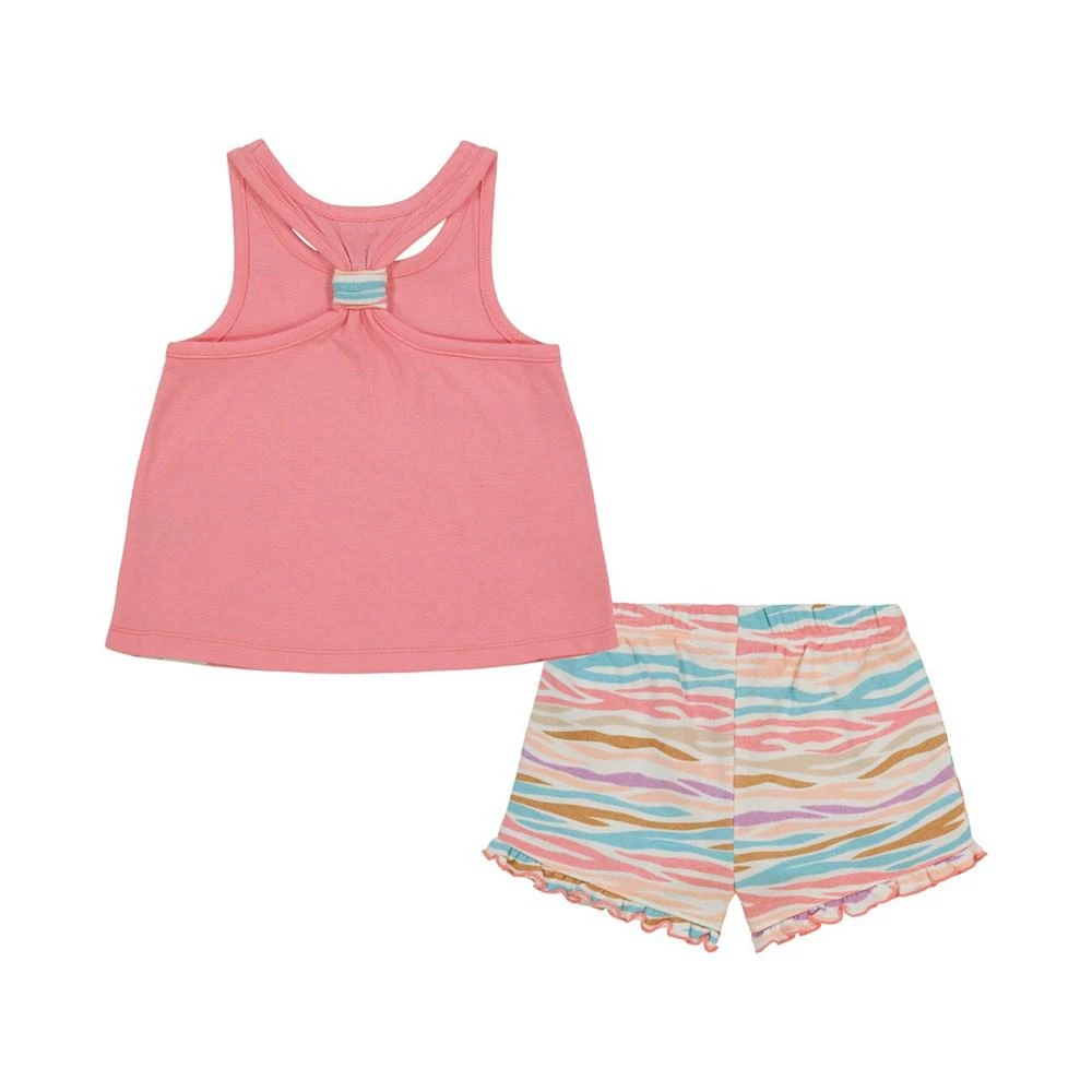 商品KIDS HEADQUARTERS|Baby Girls Zebra Tank and Terry Shorts, 2 Piece Set,价格¥76,第2张图片详细描述