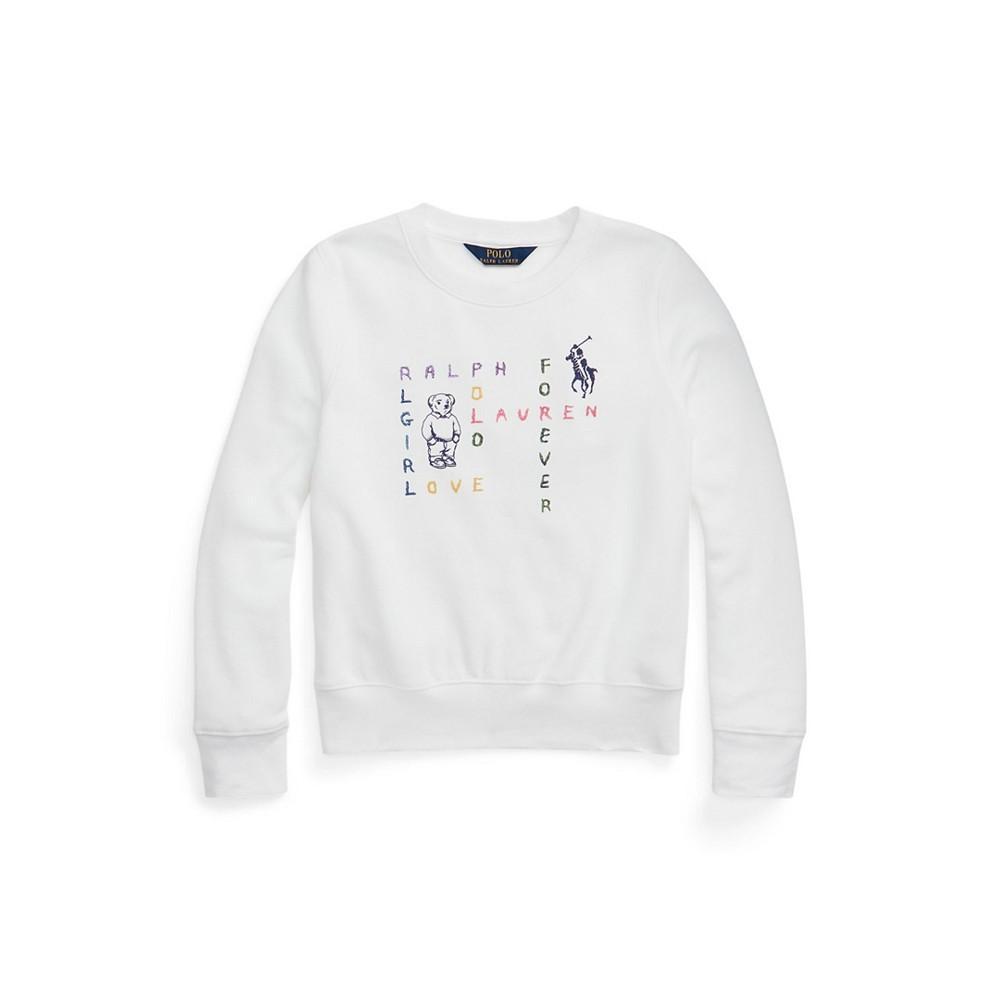 商品Ralph Lauren|Big Girls Crossword Graphic Sweatshirt,价格¥354,第1张图片
