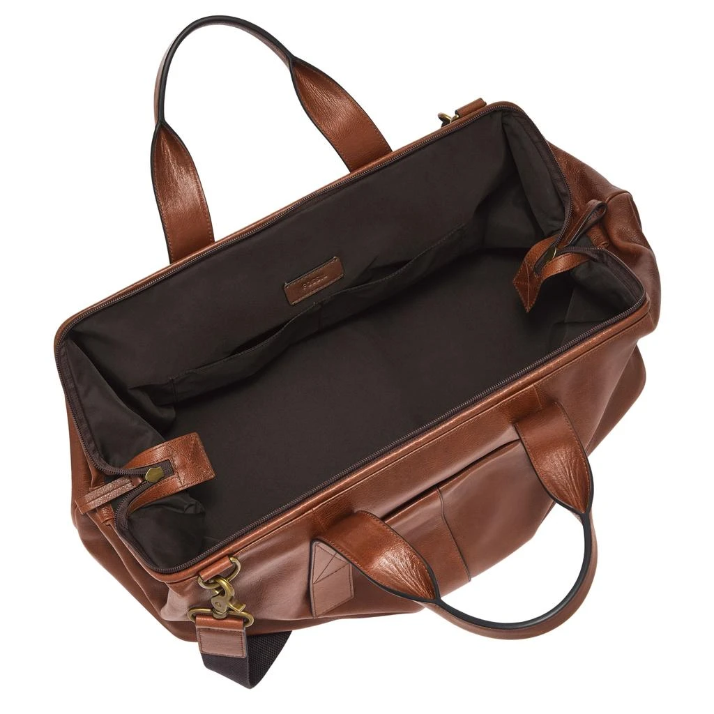 商品Fossil|Fossil Men's Kayden Leather Duffle,价格¥1414,第2张图片详细描述