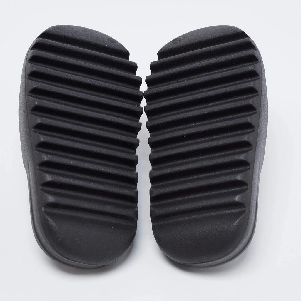 Yeezy x adidas Black Rubber Onyx Flat Slides Size 38  商品