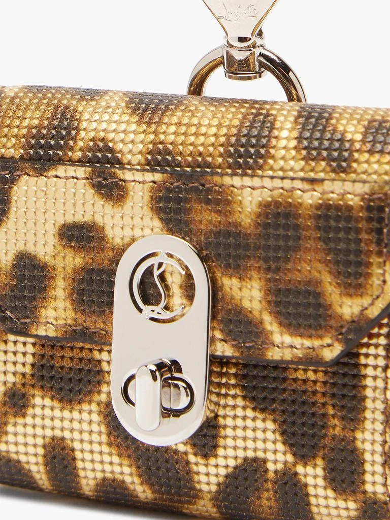 商品Christian Louboutin|Elisa leopard-print leather AirPods Pro case,价格¥2078,第2张图片详细描述