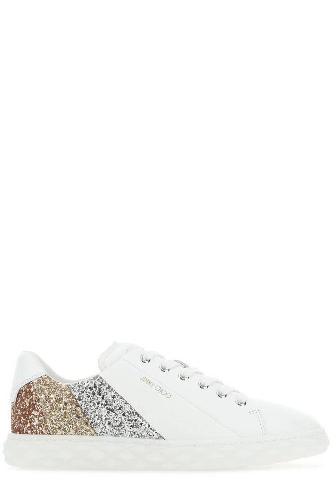 商品Jimmy Choo|Jimmy Choo Glitter Embellished Low-Top Sneakers,价格¥2097,第1张图片