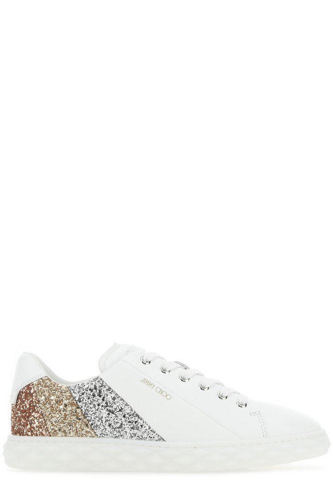 商品Jimmy Choo|Jimmy Choo Glitter Embellished Low-Top Sneakers,价格¥3153,第1张图片