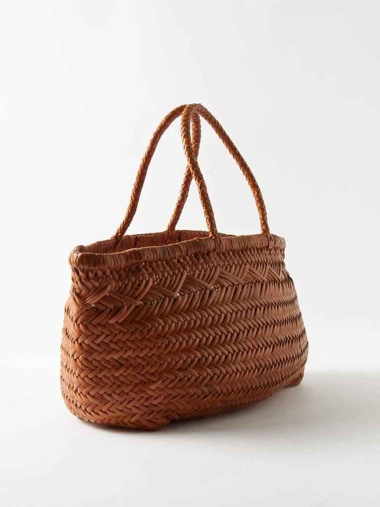 商品DRAGON DIFFUSION|Triple Jump large woven-leather basket bag,价格¥3428,第4张图片详细描述