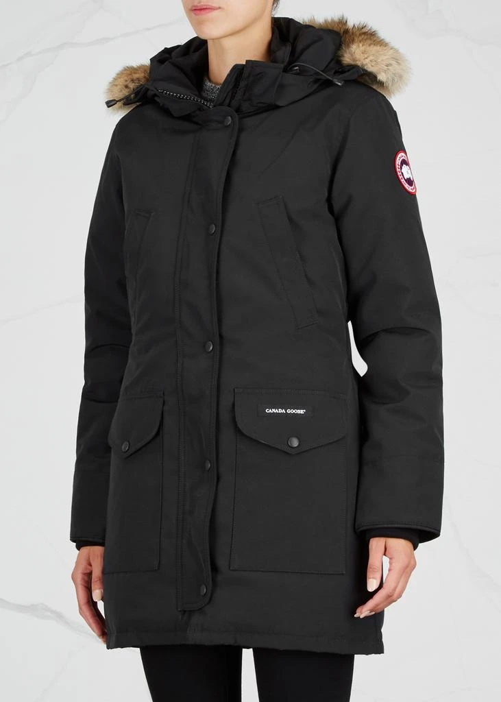 商品Canada Goose|Trillium black fur-trimmed parka,价格¥15427,第2张图片详细描述