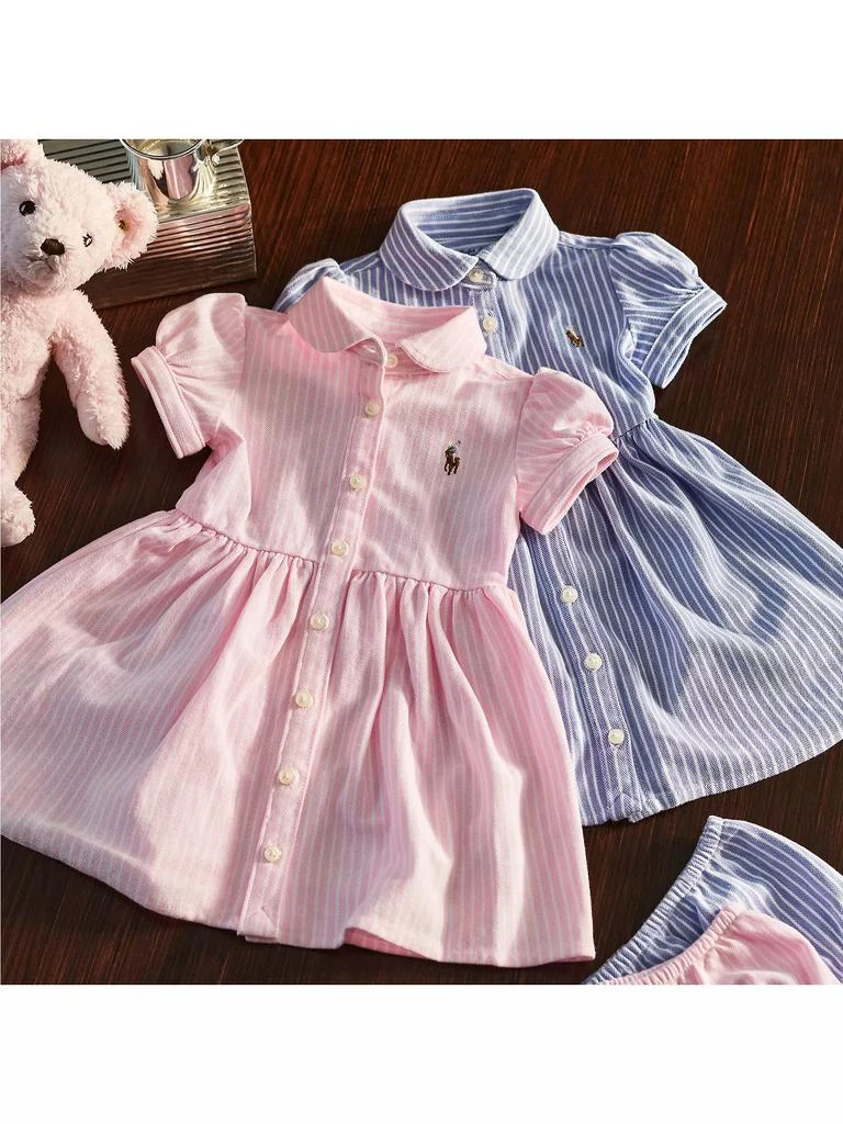 商品Ralph Lauren|Baby Girl's 2-Piece Oxford Shirtdress & Bloomers Set,价格¥373,第4张图片详细描述