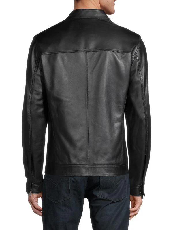 商品RON TOMSON|Zip Up Leather Jacket,价格¥1314,第2张图片详细描述