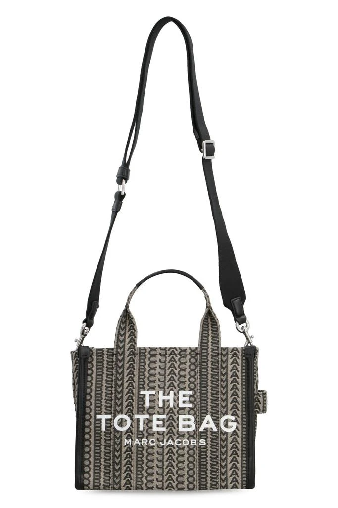 商品Marc Jacobs|Marc Jacobs The Monogram Zipped Small Tote Bag,价格¥2140,第5张图片详细描述