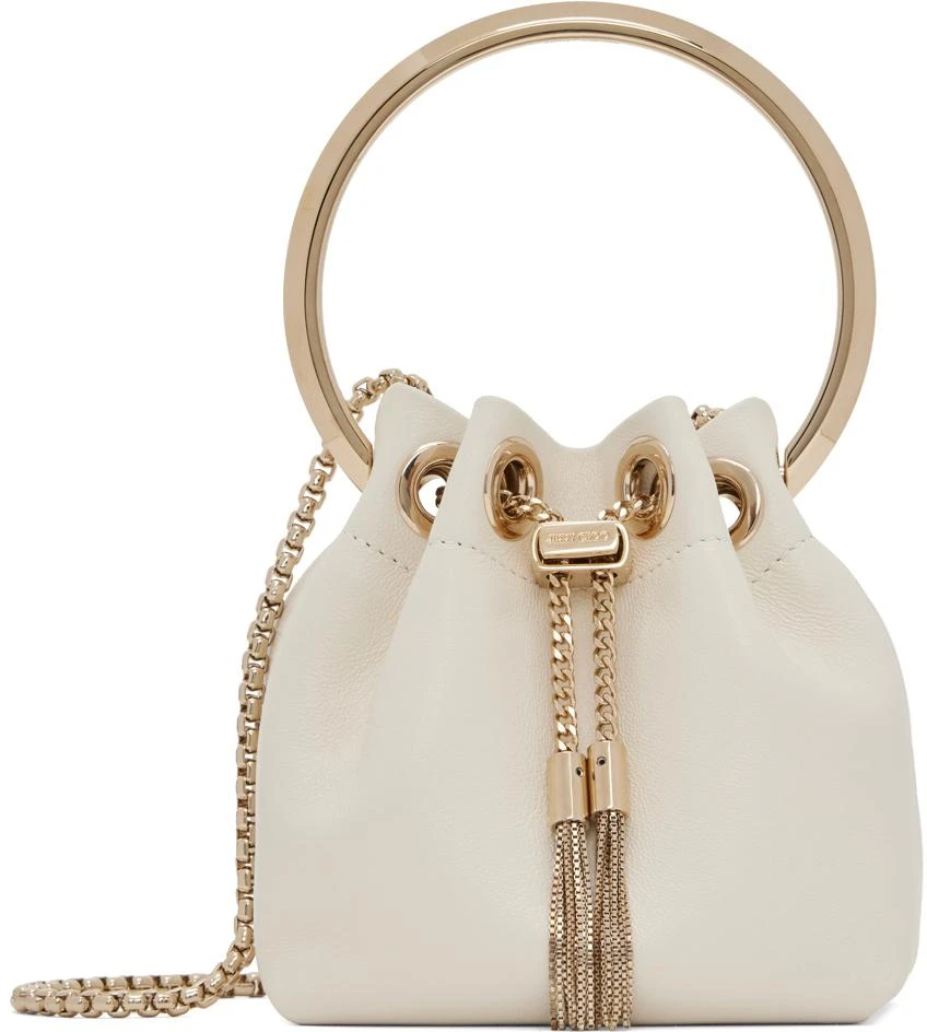 商品Jimmy Choo|White Micro Bon Bon Bag,价格¥4833,第1张图片