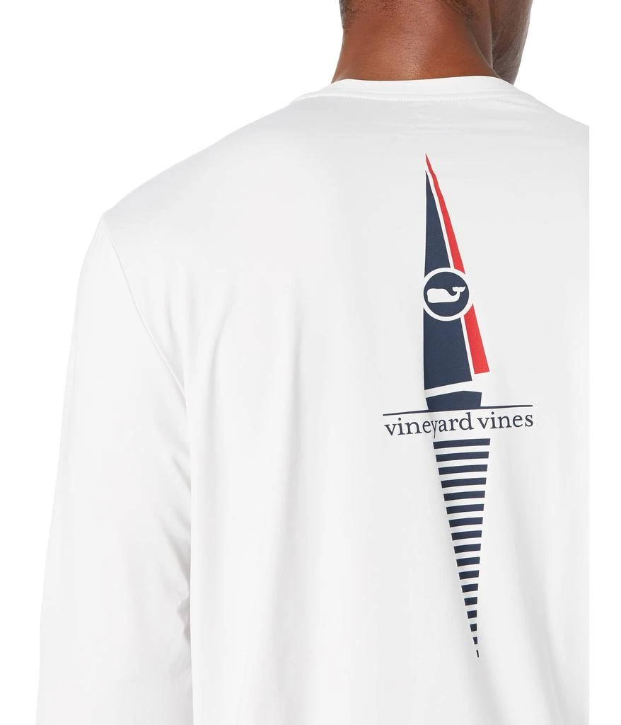 商品Vineyard Vines|Long Sleeve Sail Reflection Harbor Tee,价格¥542,第3张图片详细描述