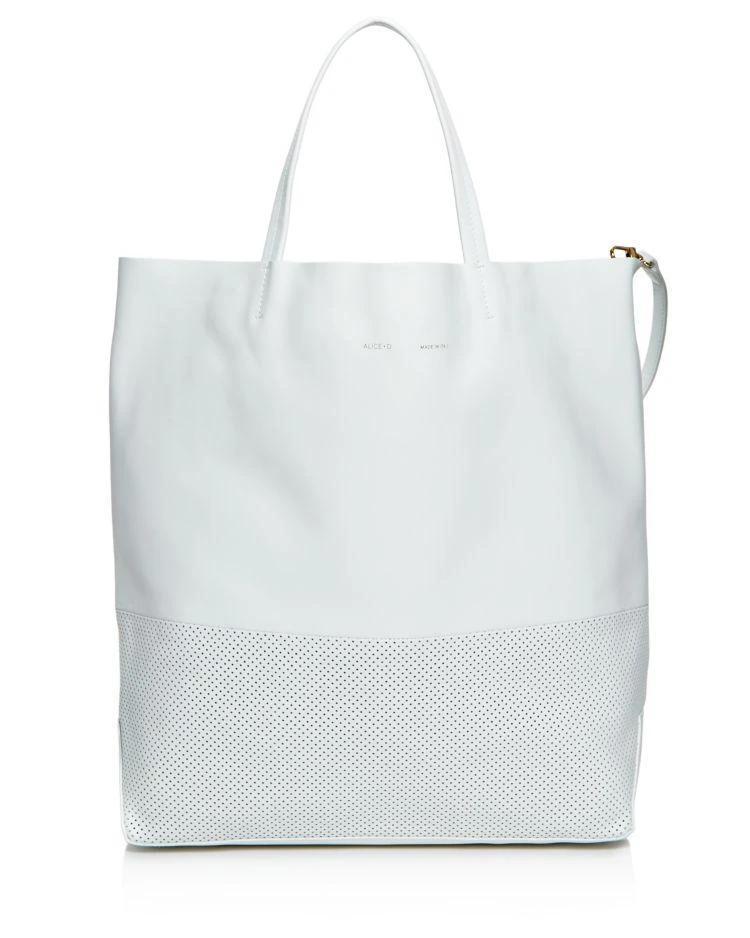 商品Alice.D|Foro Base Perforated Large Leather Tote,价格¥3193,第1张图片