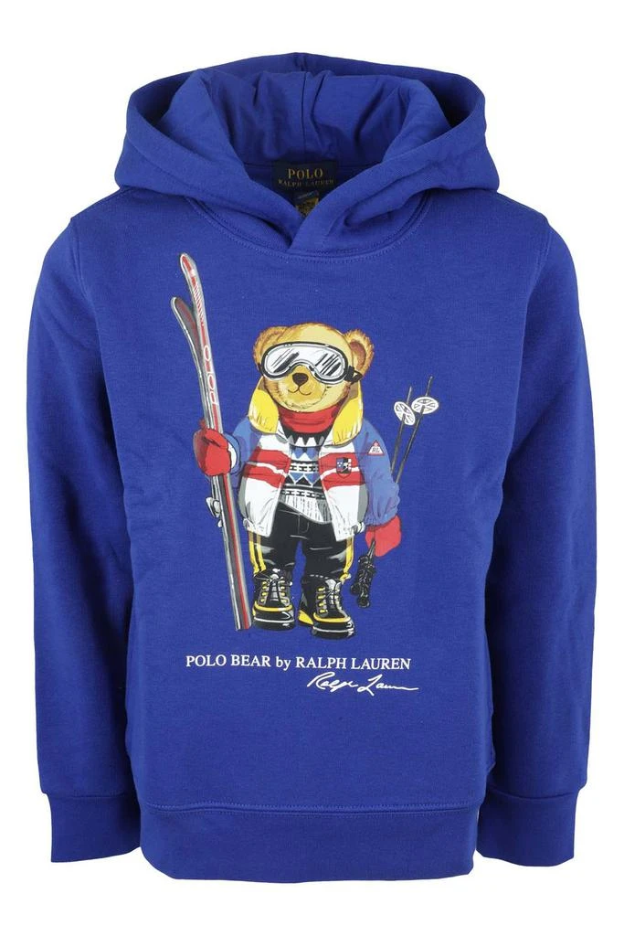 商品Ralph Lauren|Ralph Lauren Kids Ski Polo Bear Long-Sleeved Hoodie,价格¥913,第1张图片