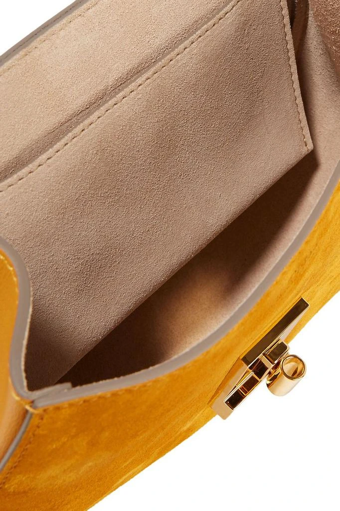 商品Chloé|Drew mini leather and suede 单肩包,价格¥9108,第5张图片详细描述