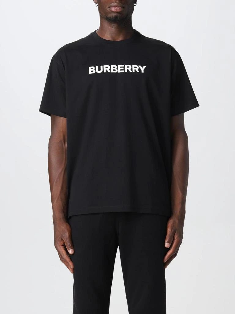 商品Burberry|Burberry oversize cotton t-shirt with logo,价格¥2120,第1张图片