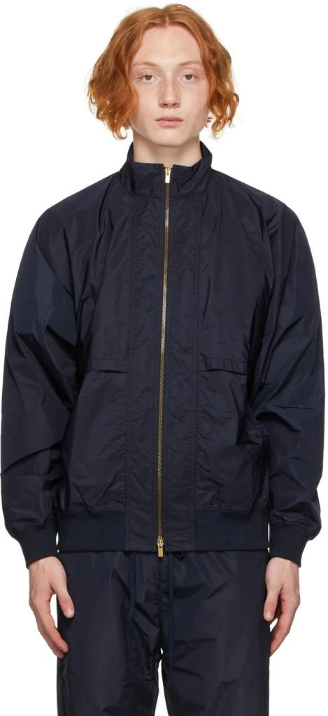 商品Fear of god|Navy Nylon Track Jacket,价格¥3162,第1张图片