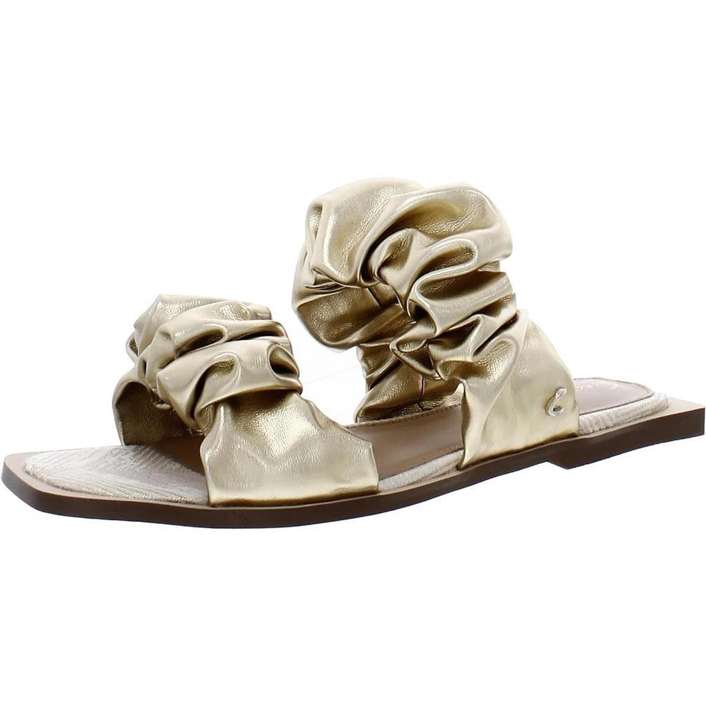 Circus by Sam Edelman Womens Iggy Faux Leather Ruffled Flat Sandals 商品