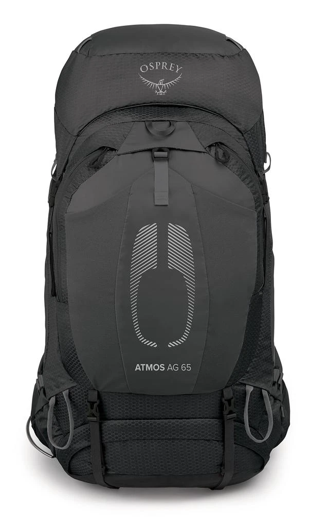 商品Osprey|Osprey Atmos AG 65L Men's Backpacking Backpack, Black, L/XL,价格¥2519,第2张图片详细描述