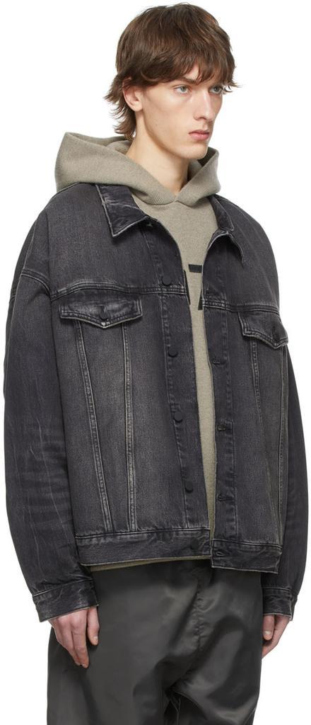 商品Essentials|男式黑色单宁牛仔衣,价格¥1458,第4张图片详细描述