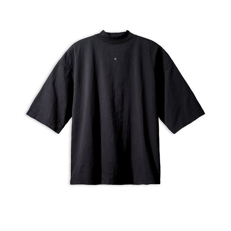 【预售3-7天】Balenciaga/巴黎世家 22年秋冬  YEEZY GAP联名系列 男女同款黑色纯棉3/4袖T恤719614TMVQ21000商品第1张图片规格展示
