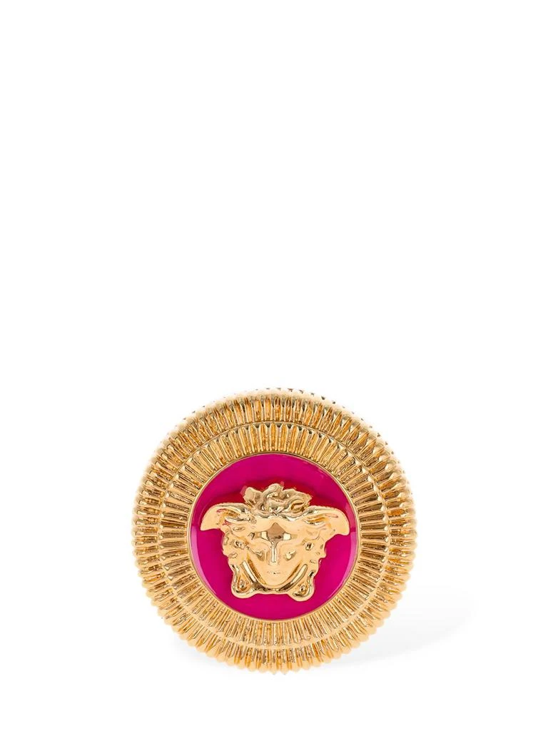 商品Versace|Medusa Enamel Thick Ring,价格¥974,第1张图片