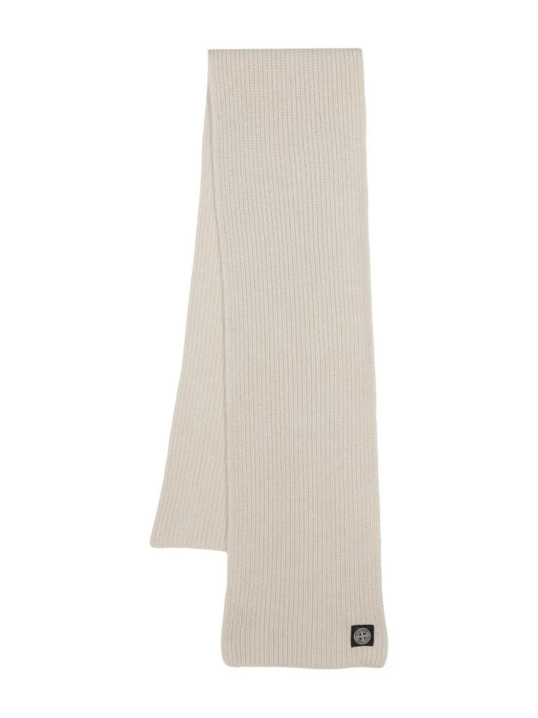 商品Stone Island|Stone Island Scarf Accessories in Beige,价格¥1041,第1张图片