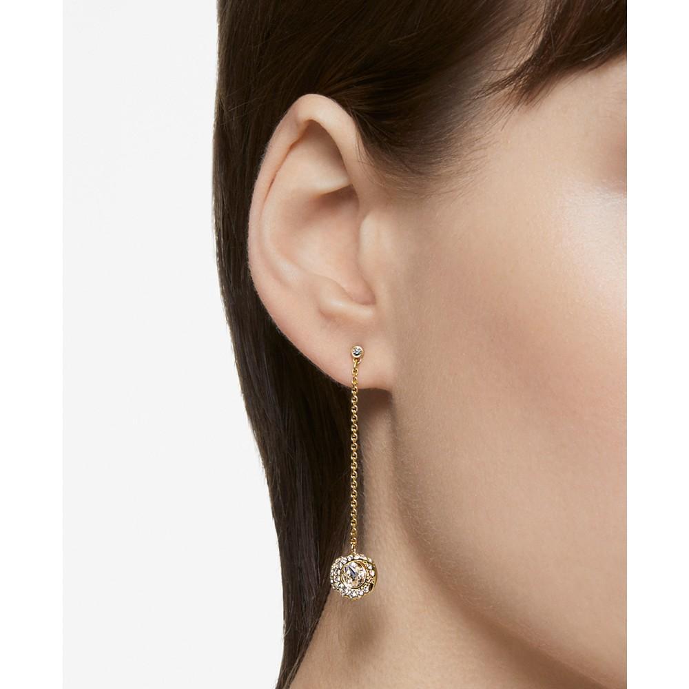 商品Swarovski|Silver-Tone Generation Linear Clip-On Earrings,价格¥749,第5张图片详细描述