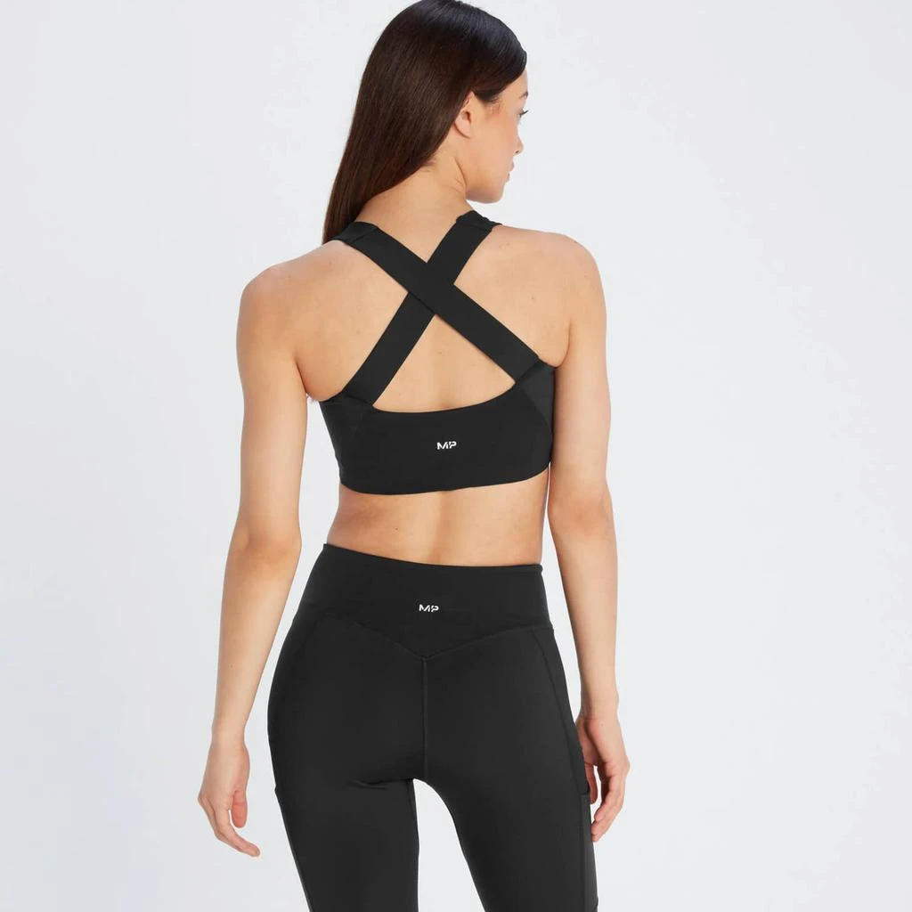 商品Myprotein|MP Women's Tempo Cross Back Sports Bra - Black,价格¥109,第2张图片详细描述
