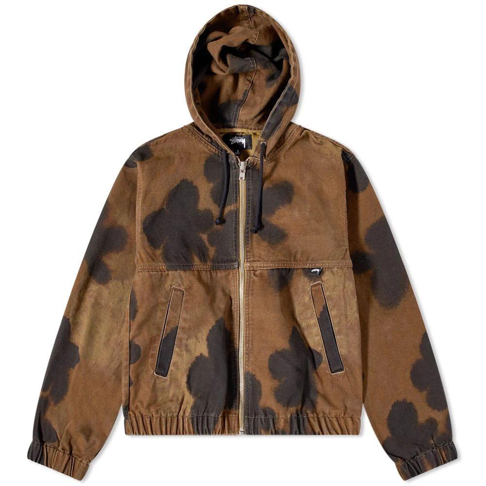 商品STUSSY|Stussy Floral Dye Work Jacket,价格¥1278,第1张图片