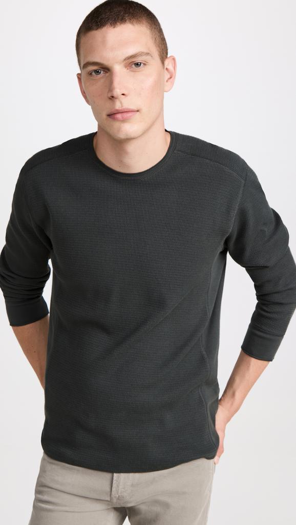 商品Vince|Vince Long Sleeve Thermal Crew Tee,价格¥426,第4张图片详细描述