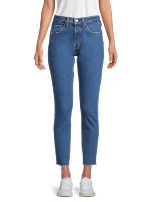 商品Levi's|501 High-Rise Skinny Jeans,价格¥261,第1张图片