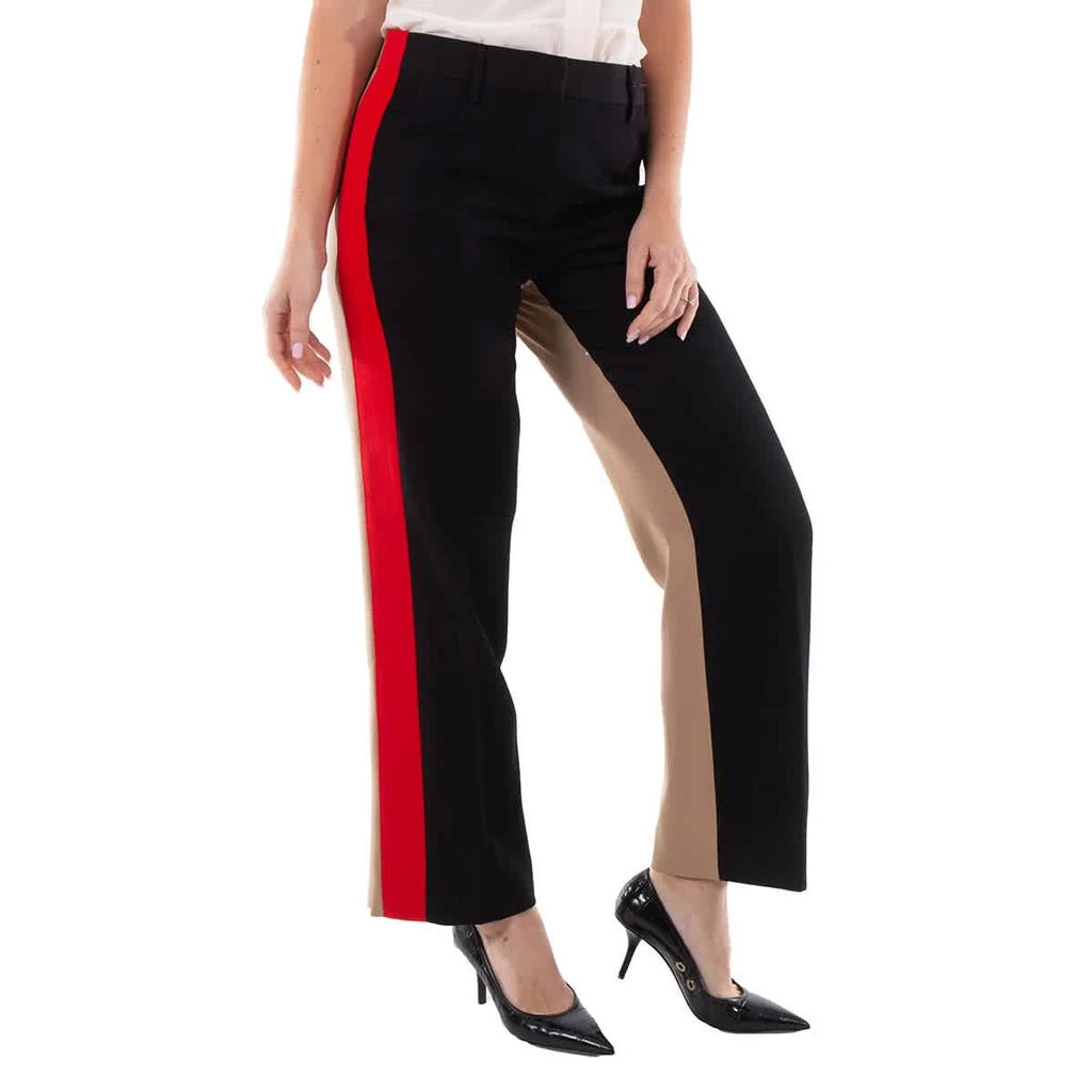 商品Burberry|Ladies Black Lottie Contrast Panel Tailored Trousers,价格¥995,第2张图片详细描述
