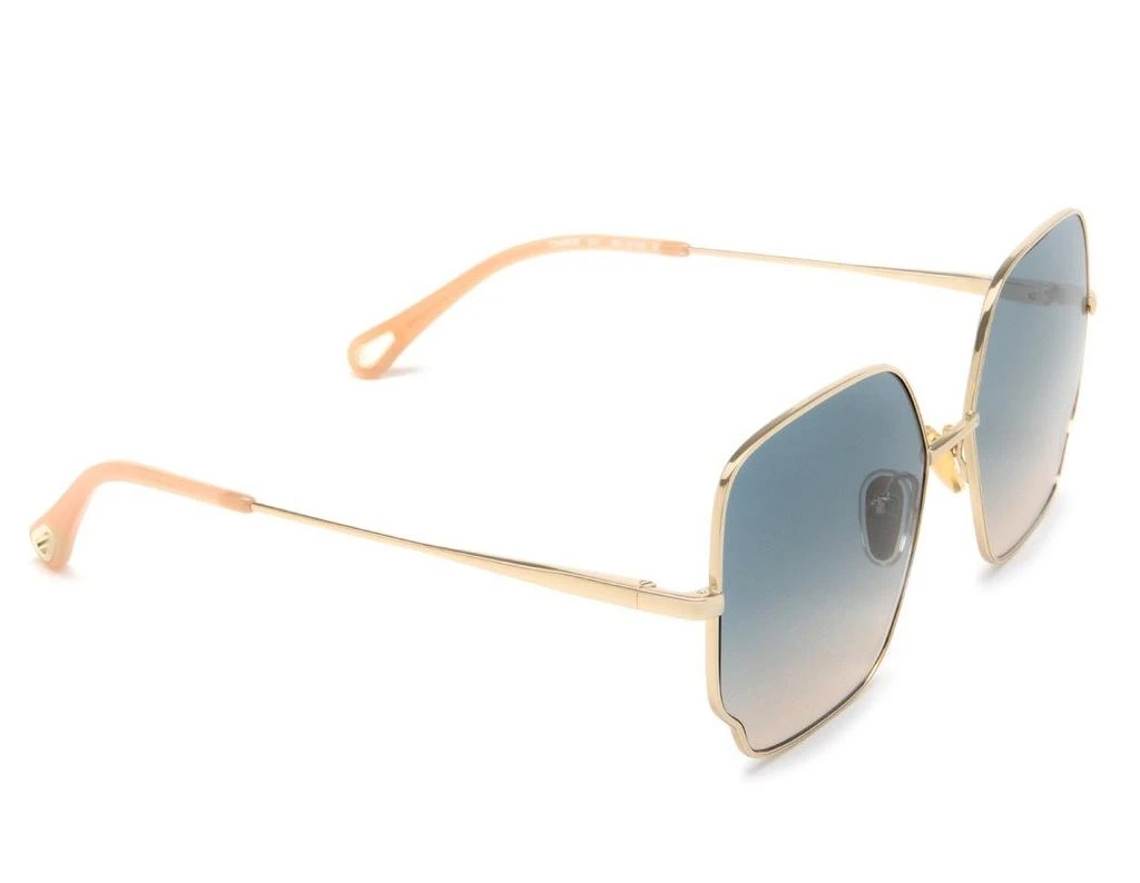 商品Chloé|Chloé Eyewear Square Frame Sunglasses,价格¥1663,第2张图片详细描述