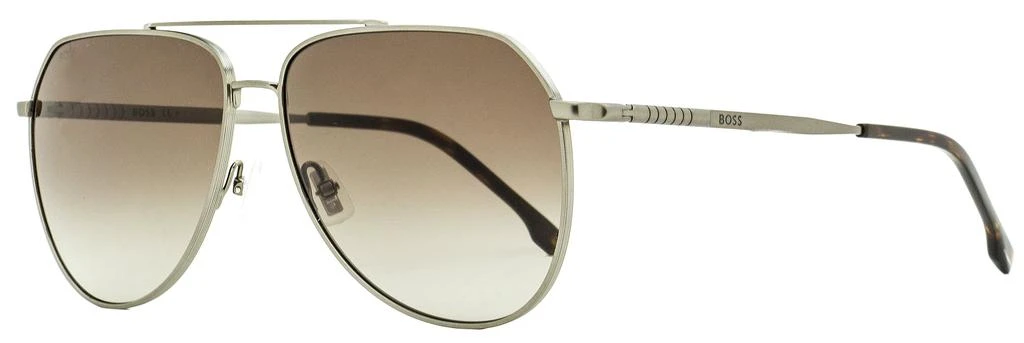 商品Hugo Boss|Hugo Boss Men's Pilot Sunglasses B1447S KJ186 Dark Ruthenium 61mm,价格¥589,第1张图片