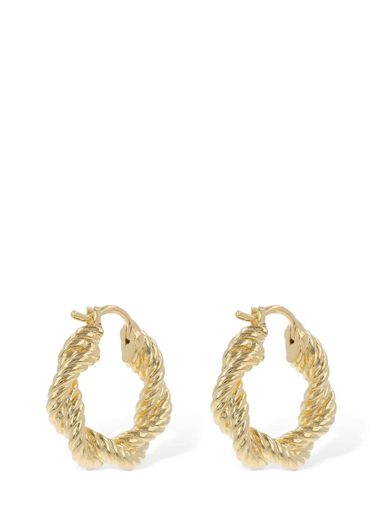 商品Missoma|Twisted Hoop Earrings,价格¥632,第2张图片详细描述