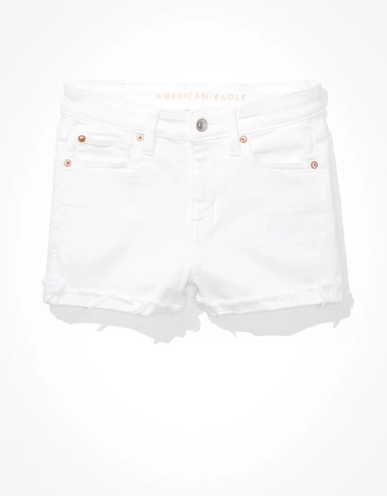 商品AE|AE Ne(x)t Level High V-Rise Denim Short Short,价格¥171,第1张图片