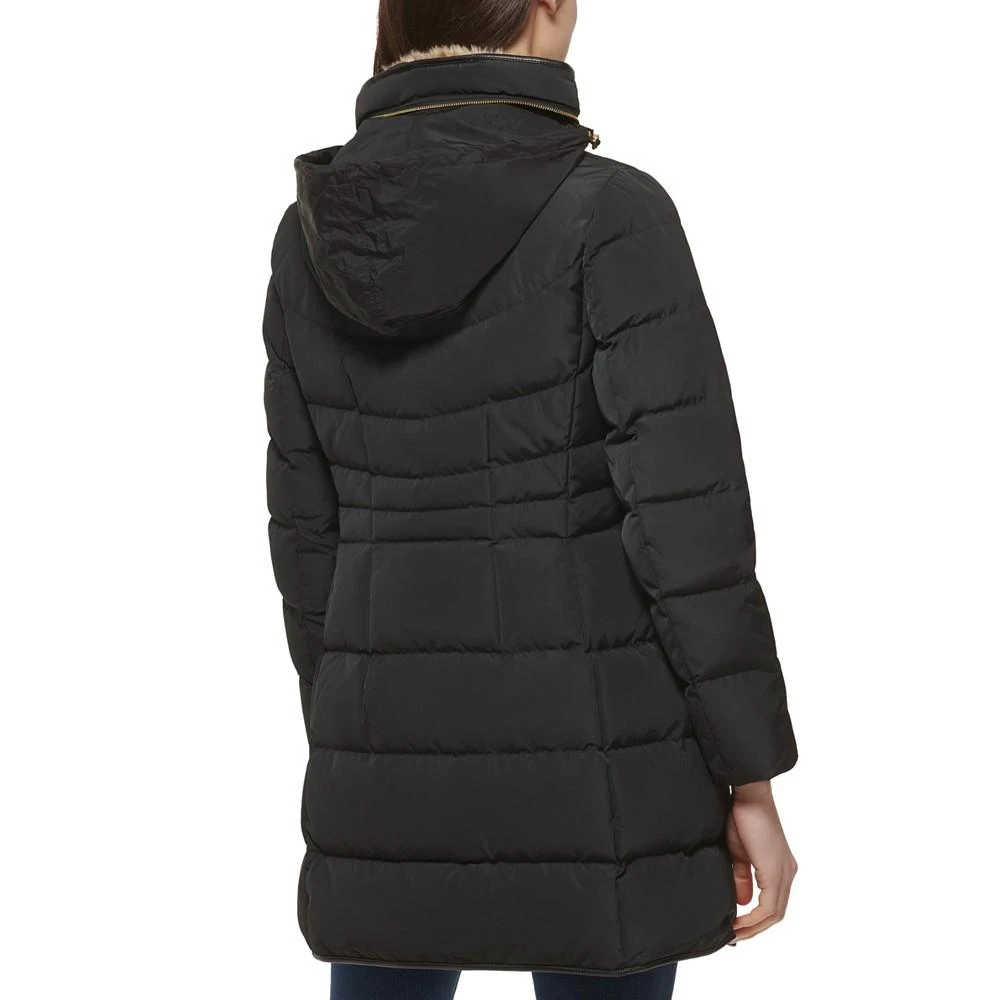 商品Cole Haan|Women's Faux-Fur Collar Down Puffer Coat,价格¥717,第2张图片详细描述