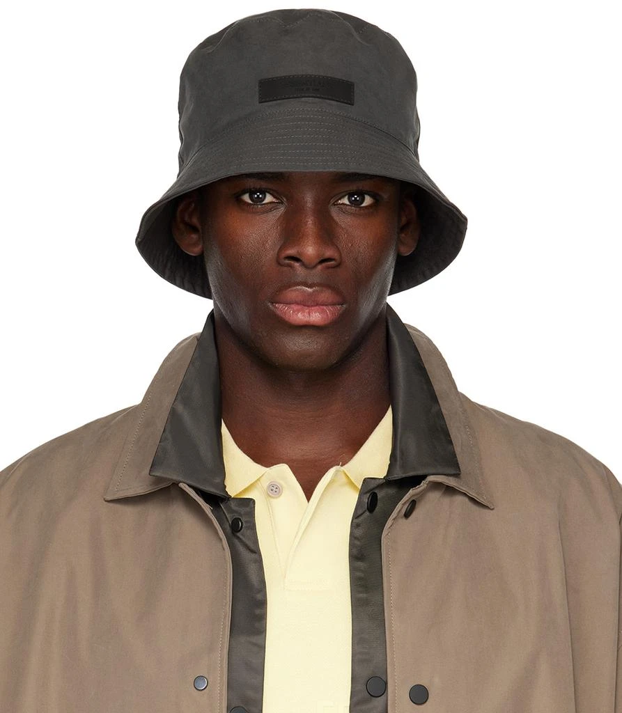 商品Essentials|Gray Twill Bucket Hat,价格¥299,第1张图片