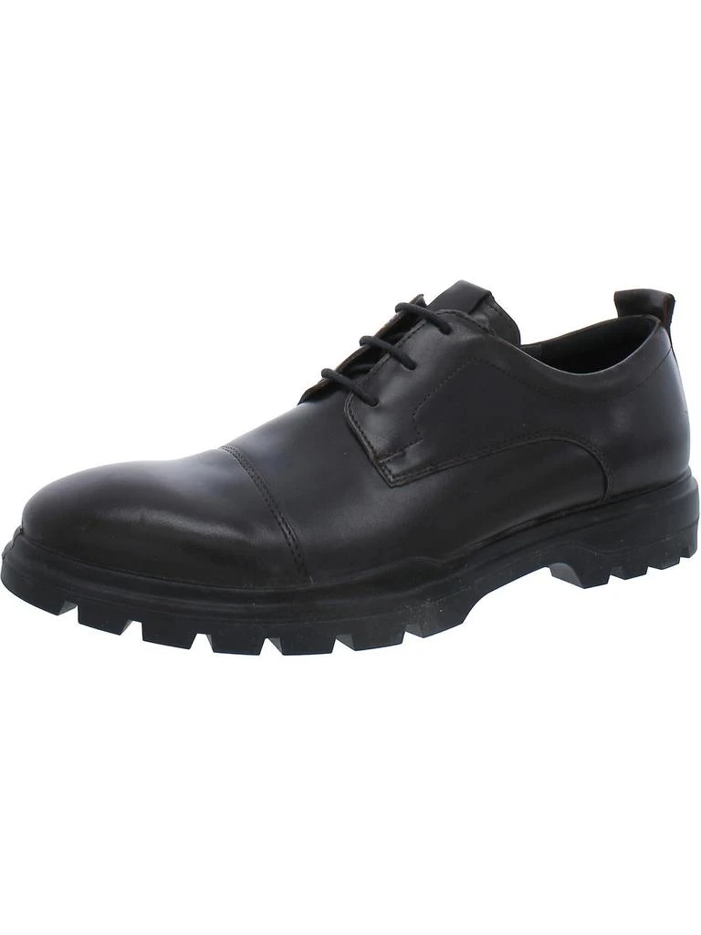 商品ECCO|City Tray Avant Mens Leather Derby Shoes,价格¥1427,第1张图片