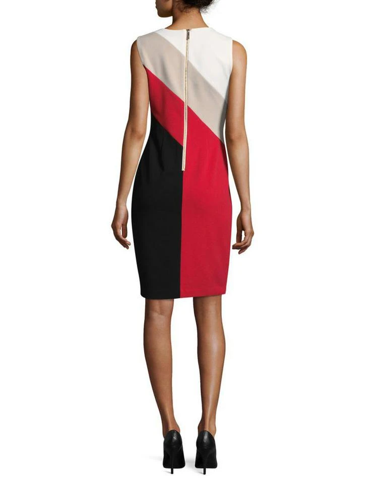 商品Calvin Klein|Colorblocked Sheath Dress,价格¥382,第3张图片详细描述