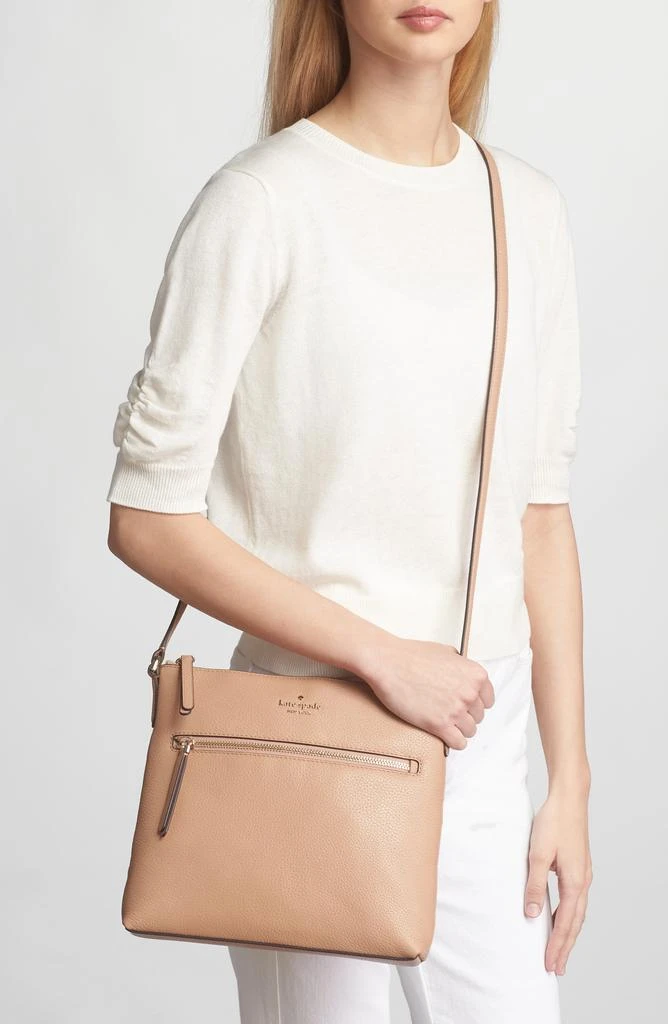 商品Kate Spade|jackson top zip leather crossbody bag,价格¥716,第2张图片详细描述