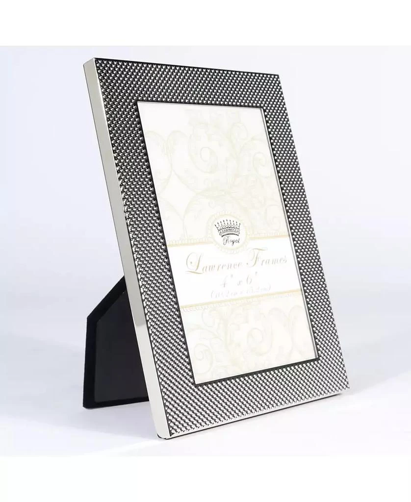 商品Lawrence Frames|Fawn Pin Dot Pattern Silver Metal Picture Frame - 4" x 6",价格¥180,第2张图片详细描述