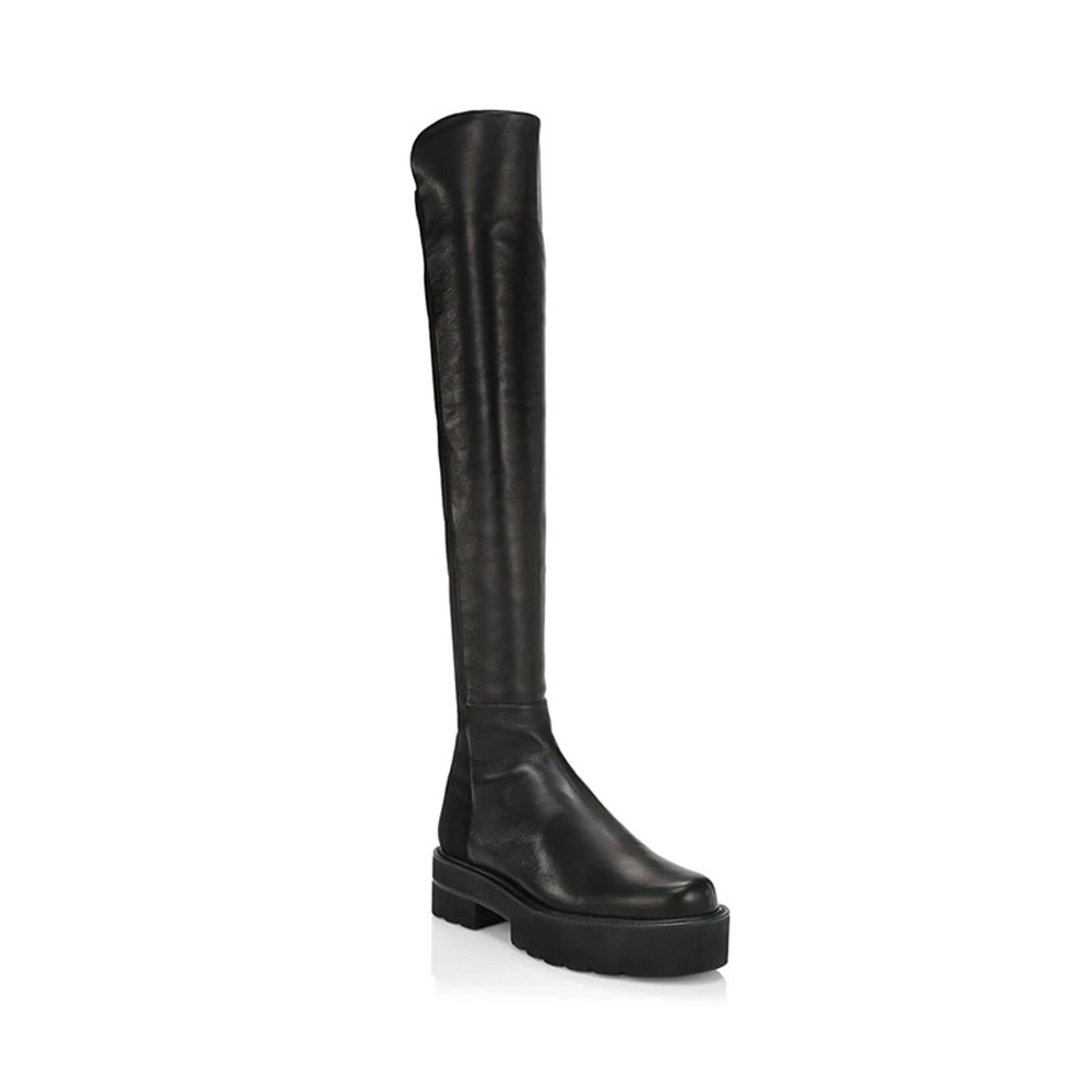 STUART WEITZMAN 黑色女士过膝长靴 5050-ULTRALIFT-SUE-BLACK 商品
