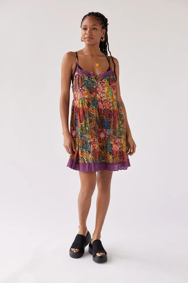 商品Urban Outfitters|UO Hanna Cecilia Tiered Mini Dress,价格¥184,第4张图片详细描述