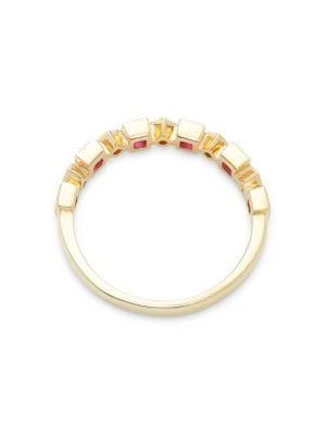 商品Saks Fifth Avenue|14K Yellow Gold, Ruby & Diamond Ring,价格¥2617,第3张图片详细描述
