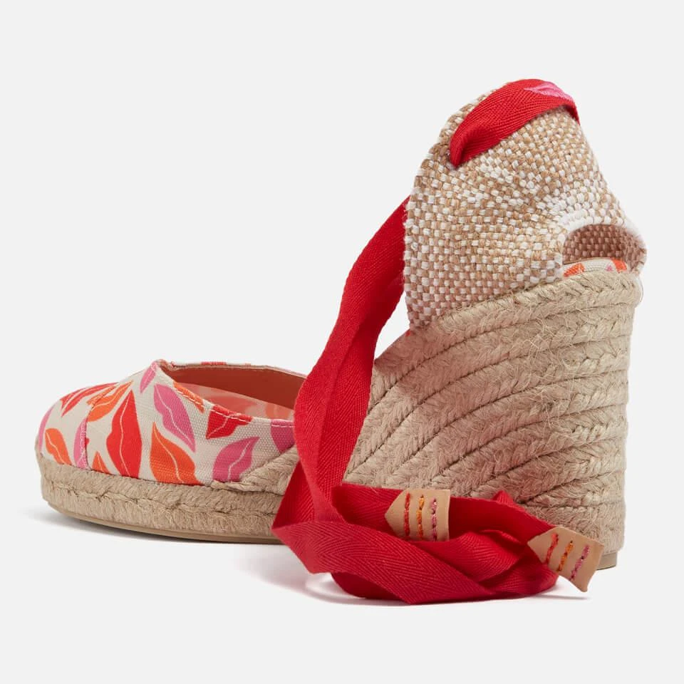 商品CASTAÑER|CASTAÑER X DIANE VON FURSTENBERG WOMEN’S CHIARA CANVAS WEDGE ESPADRILLES,价格¥756,第2张图片详细描述