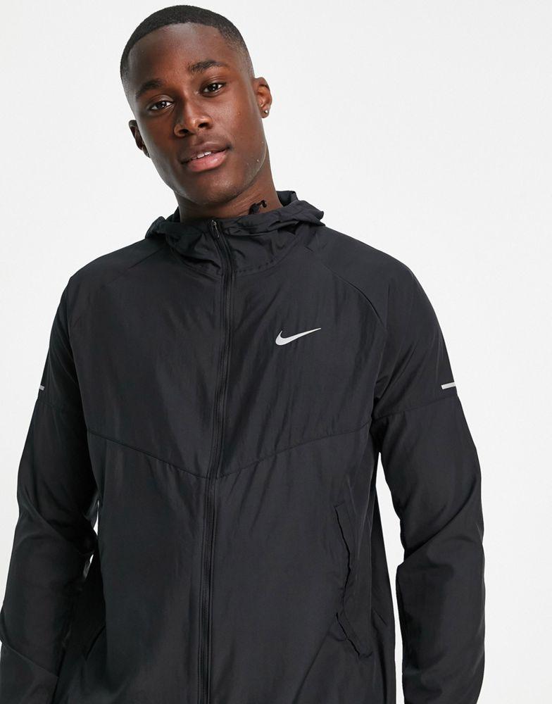 Nike Running Essentials jacket in black商品第3张图片规格展示