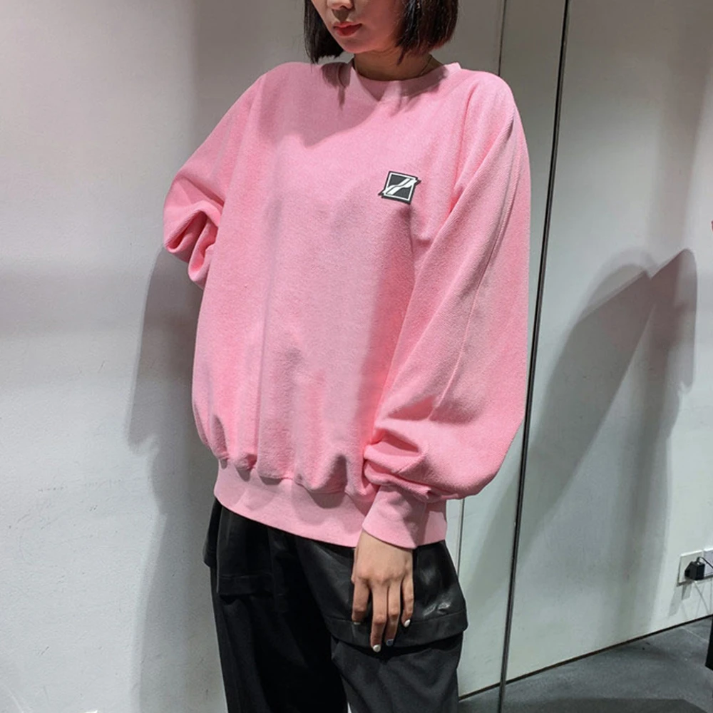 WE11DONE 女士荧光粉徽标圆领卫衣 WD-TS1-21-512-U-NP 商品