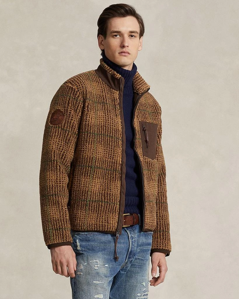 商品Ralph Lauren|Fleece Glen Plaid Jacquard Jacket,价格¥1551,第1张图片