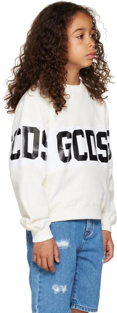 商品GCDS|Kids White Band Sweatshirt,价格¥480,第2张图片详细描述