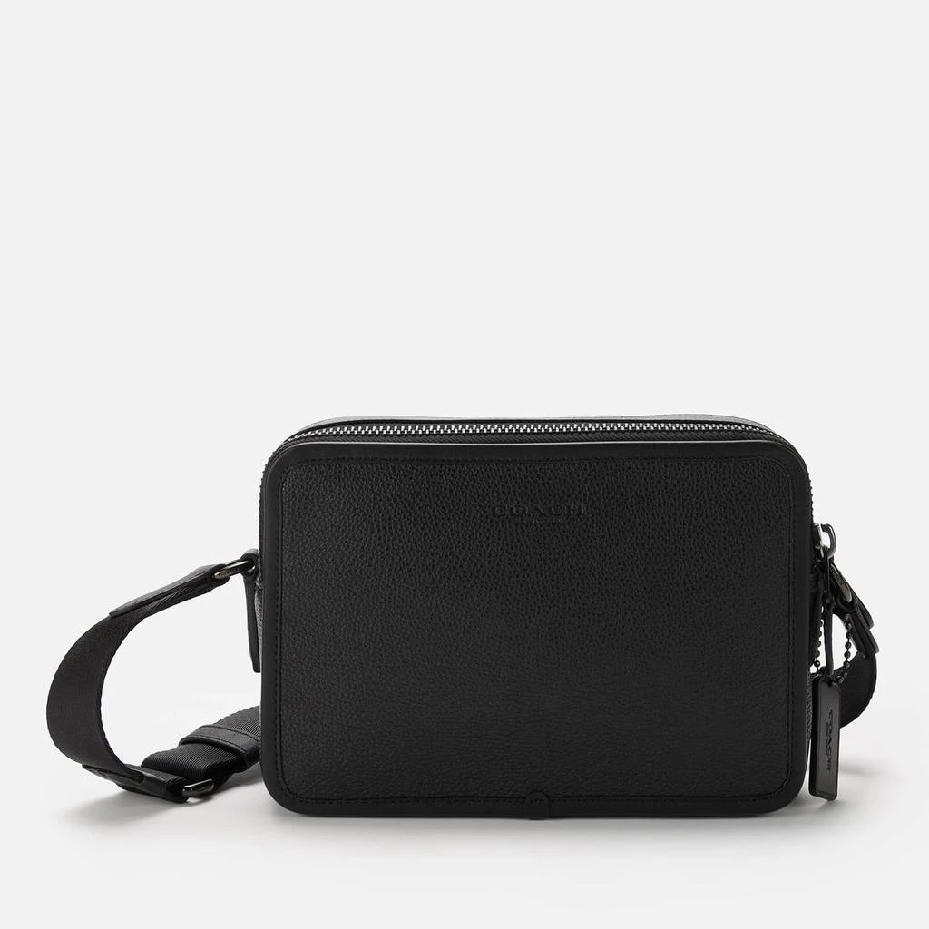 商品Coach|Coach Men's Charter Crossbody Bag 24 In Pebble Leather - Black,价格¥2223,第1张图片